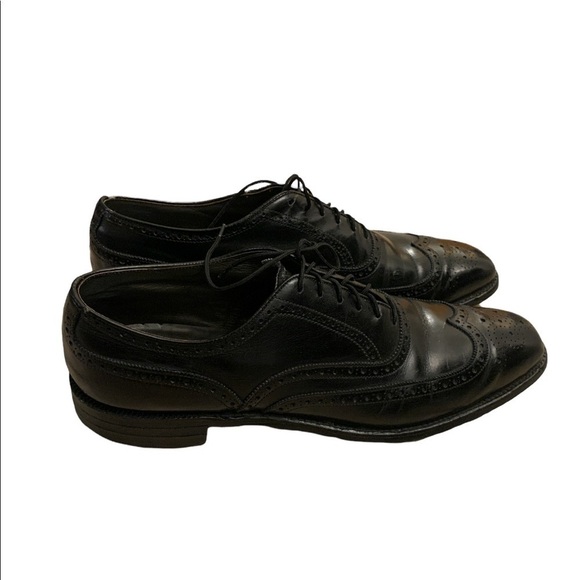 Footjoy Classics Mens Black Wingtip Dress Oxfords Shoes Size 12 - Picture 1 of 6